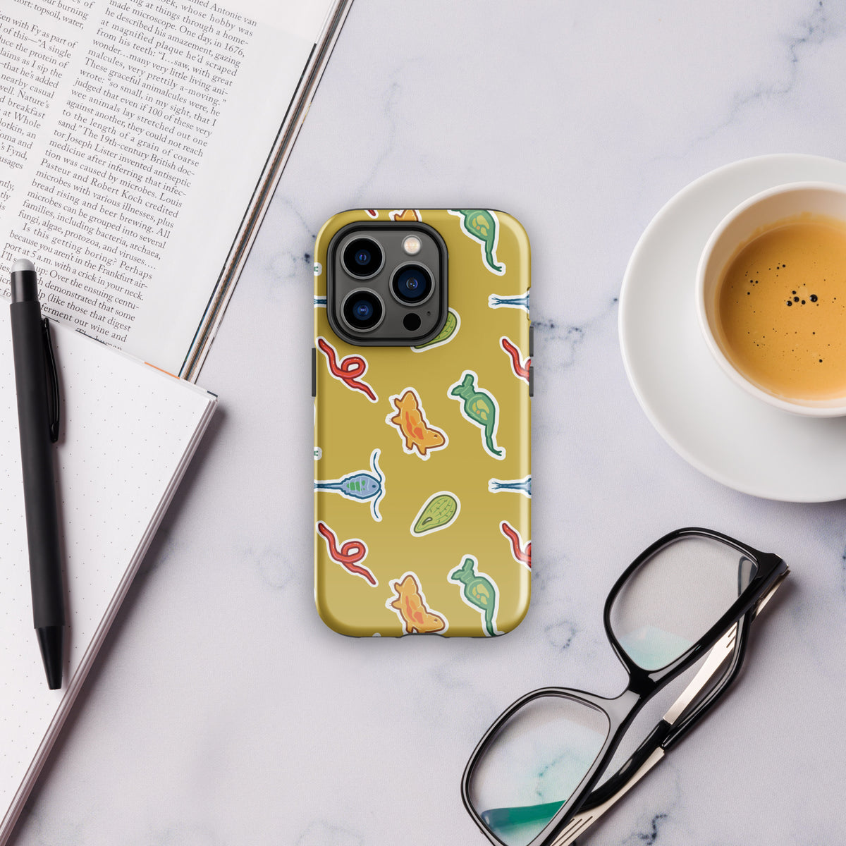 Yellow Microcosmic Case for iPhone®