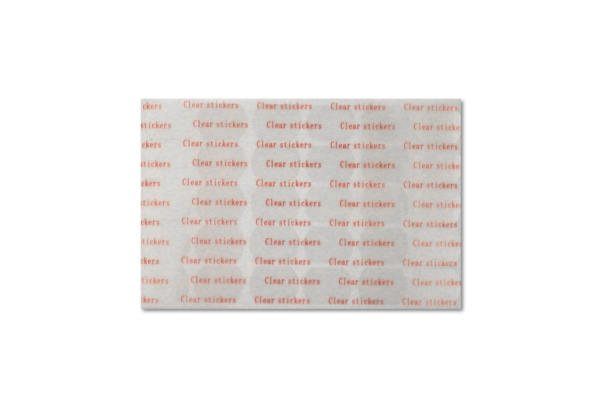 Foldscope Clear Stickers (150 stickers).