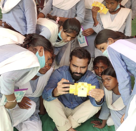 Foldscope explorations with tribal youth in dense Satpura forests of Central India
