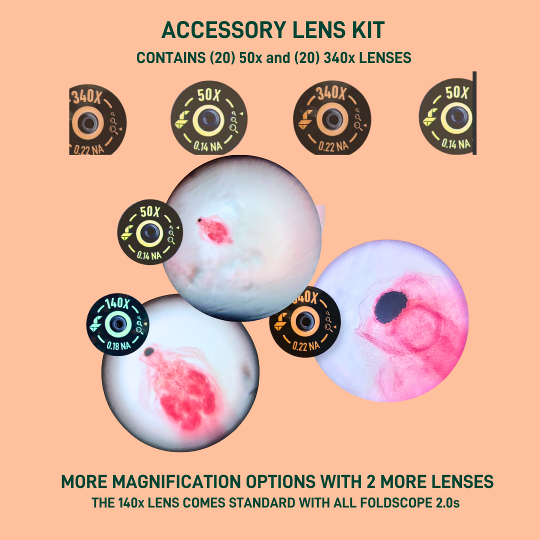 Advanced Microscopy Add-on for Foldscope 2.0 Bundle (US Market Only)