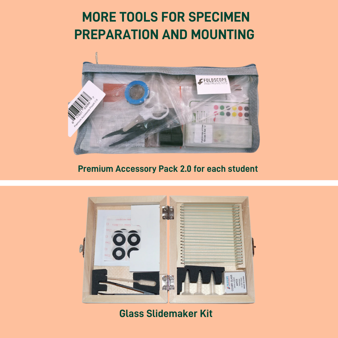 Advanced Microscopy Add-on for Foldscope 2.0 Bundle (US Market Only)
