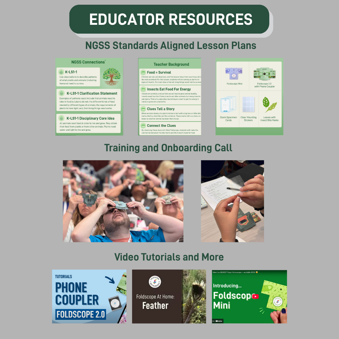 QUOTE Custom Foldscope Educator Bundle for K-12 Educators (US Market Only)
