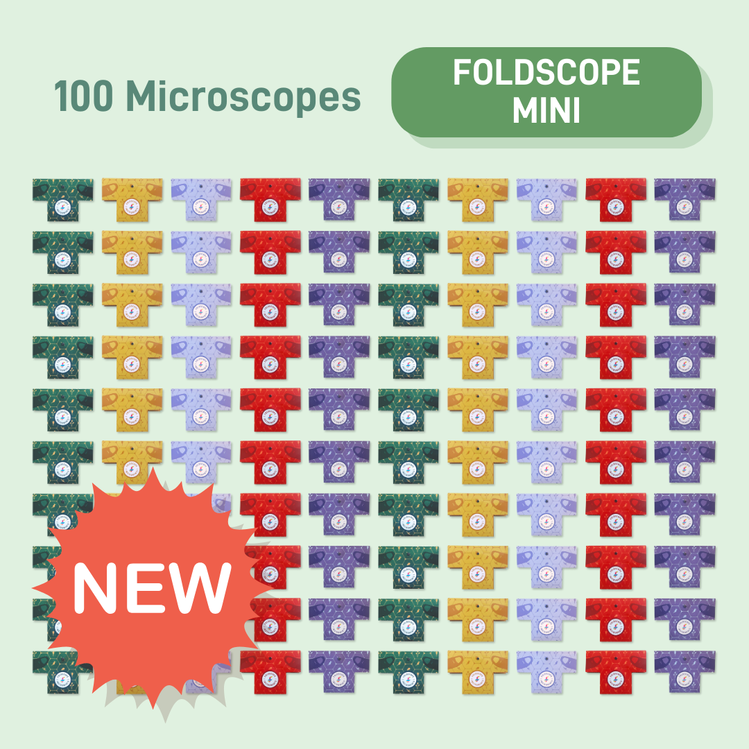 Large Mini Classroom Kit (100 Foldscope Mini Paper Microscopes ...