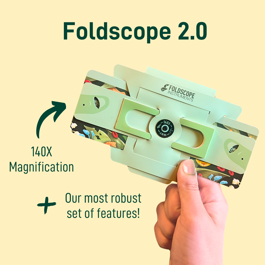 Basic Classroom Kit 2.0 (20 Foldscope 2.0 Paper Microscopes ...