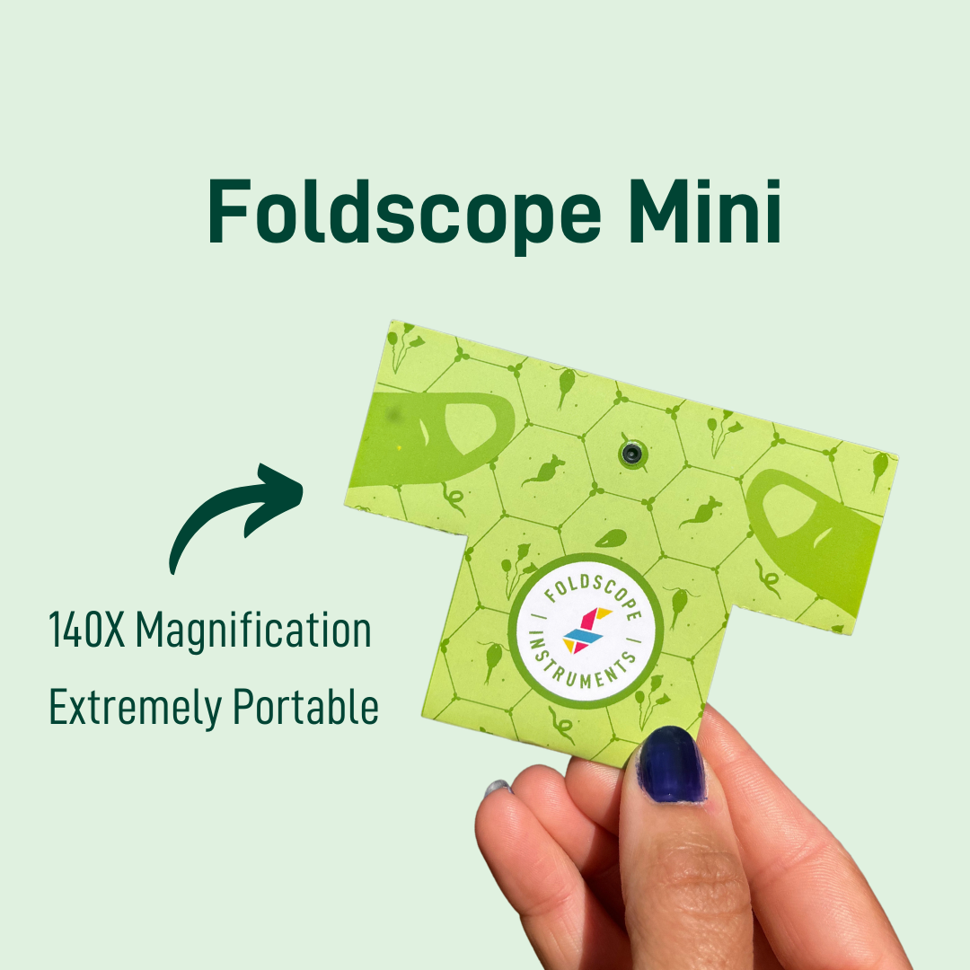 Foldscope Clear Stickers (150 stickers). - Foldscope Instruments, Inc.