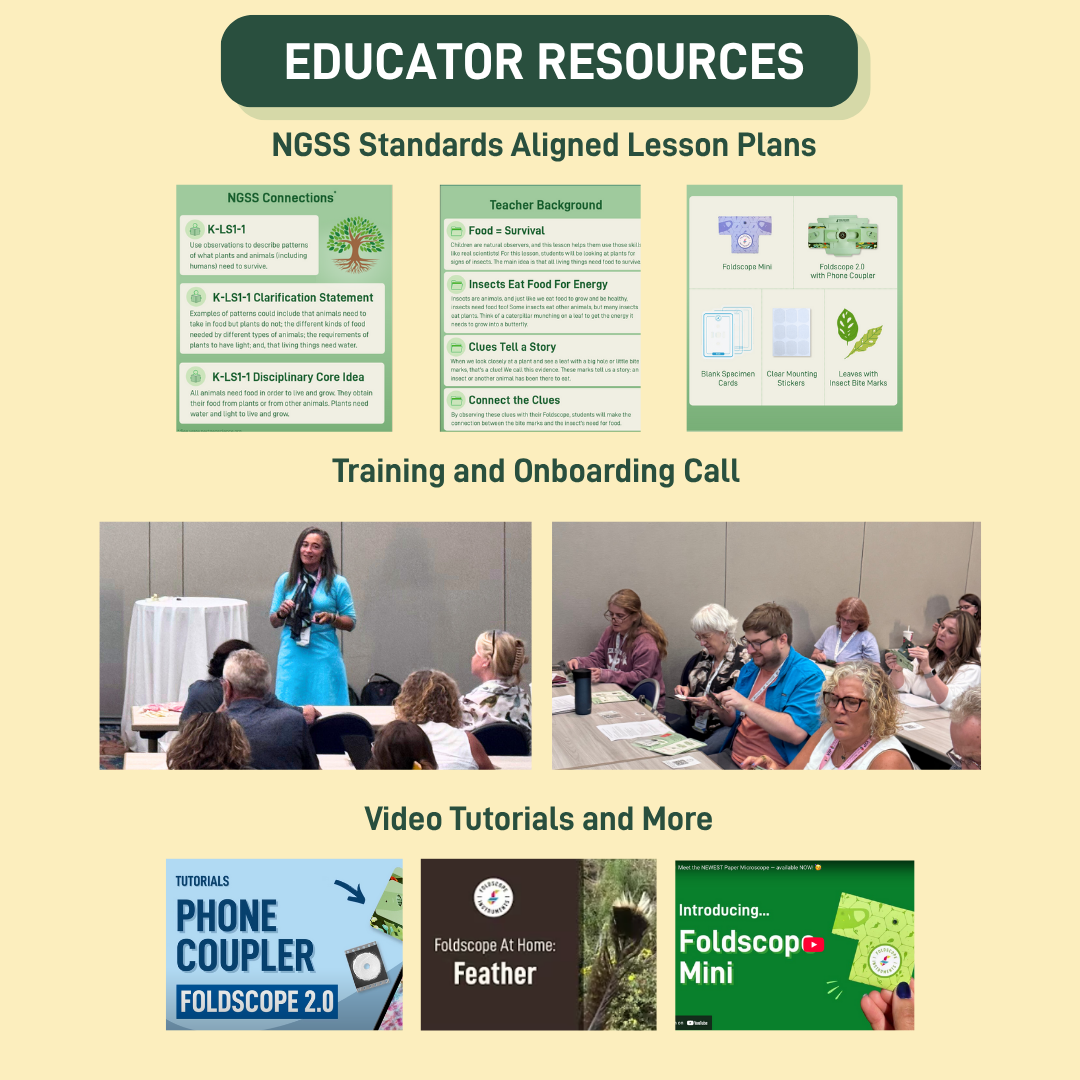 Foldscope 2.0 Bundle for K-12 Educators (US Market Only)