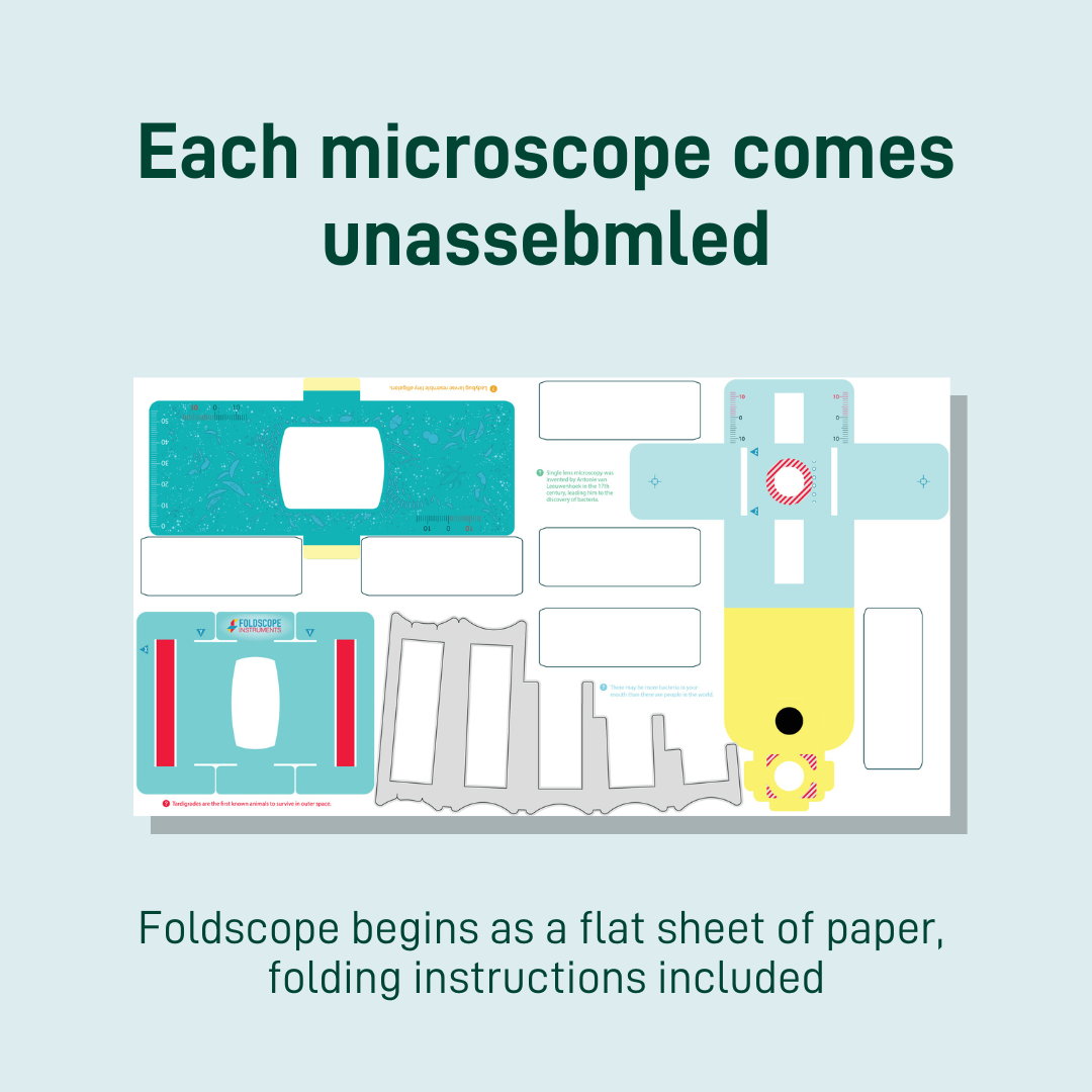 Basic Classroom Kit (20 Foldscope Paper Microscopes)