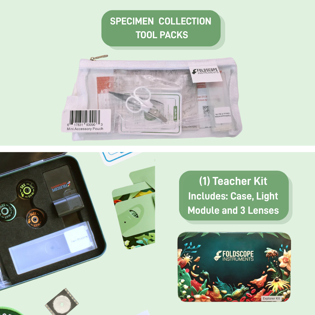 Foldscope Mini  Bundle for K-12 Educators (US Market Only)