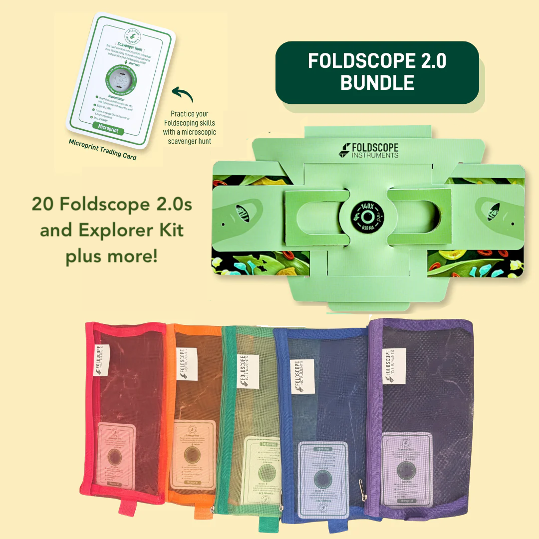Foldscope 2.0 Bundle for K-12 Educators (US Market Only)