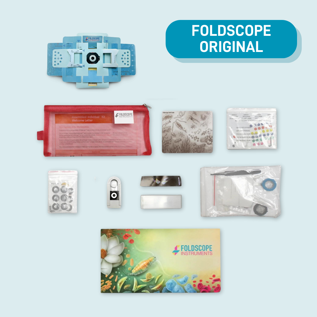 Assembled Individual Kit (1 Foldscope Paper Microscope)