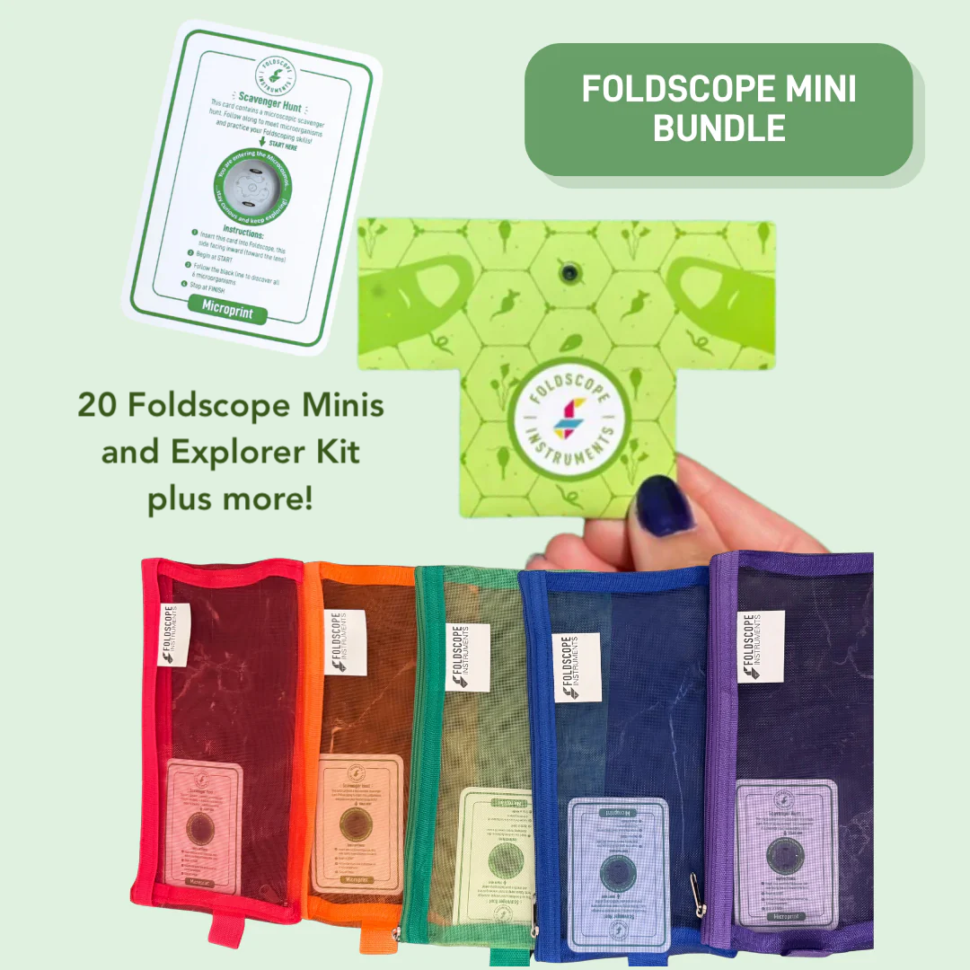 Foldscope Mini  Bundle for K-12 Educators (US Market Only)