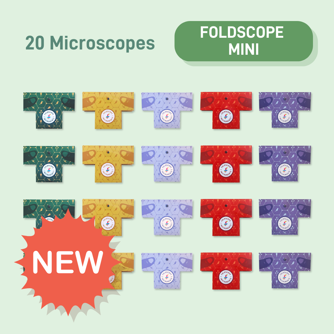 Mini Classroom Kit (20 Foldscope Mini Paper Microscopes)