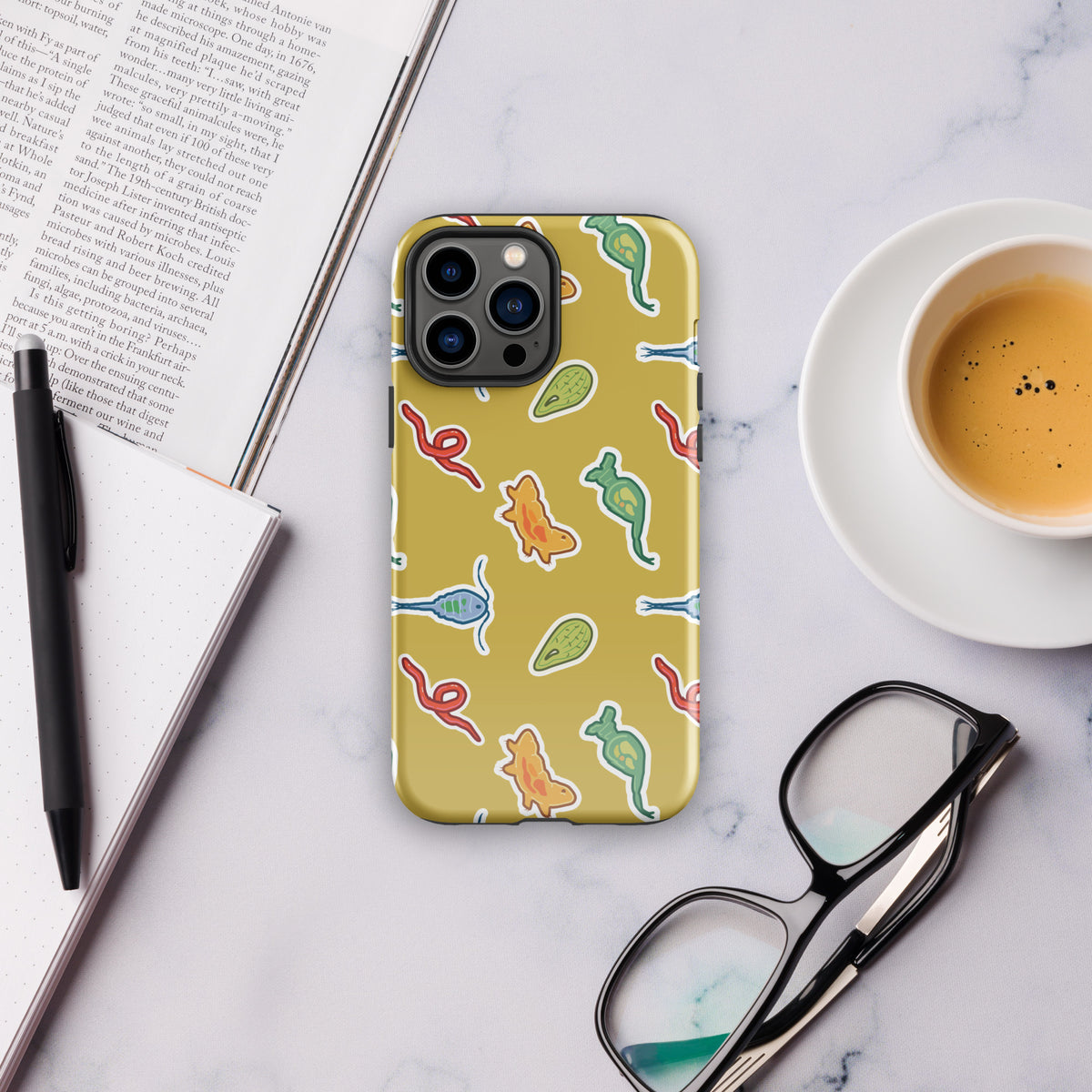 Yellow Microcosmic Case for iPhone®