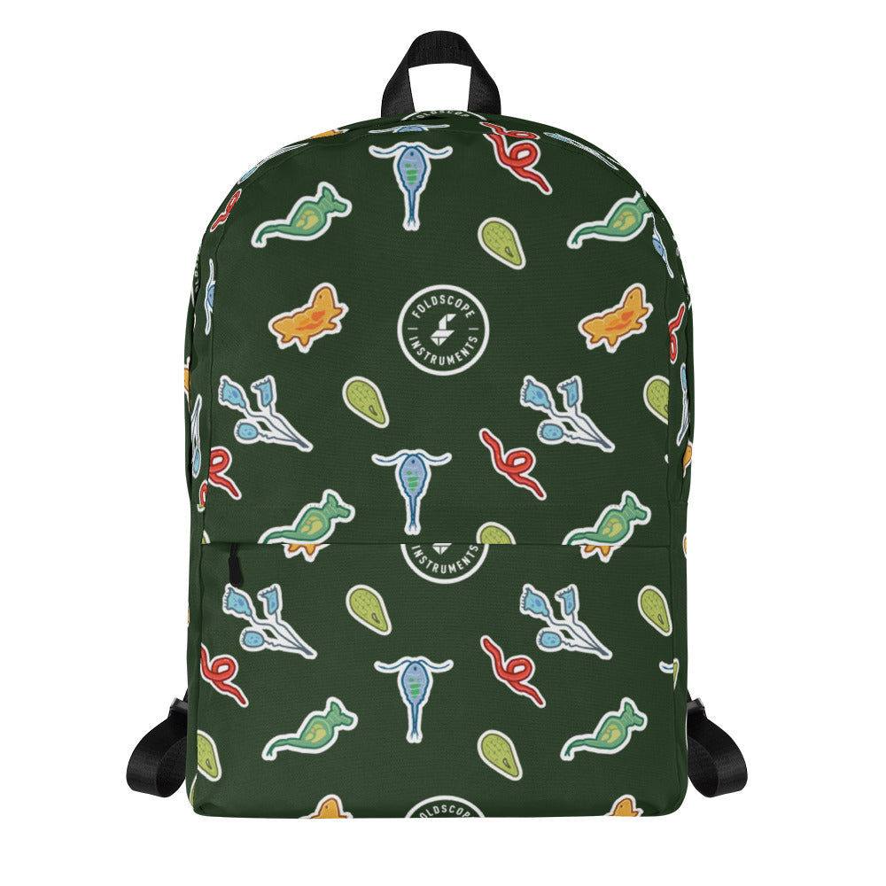 Microbe Backpack - Dark Green