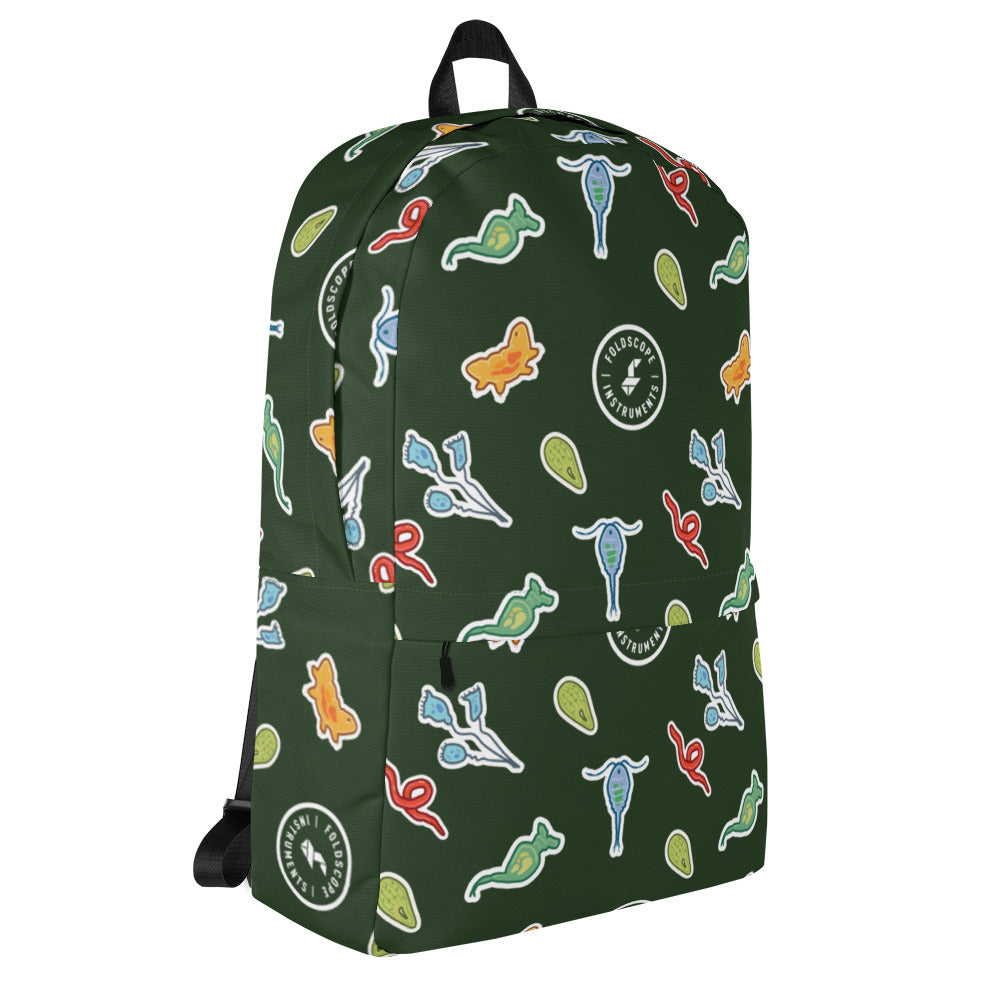 Microbe Backpack - Dark Green